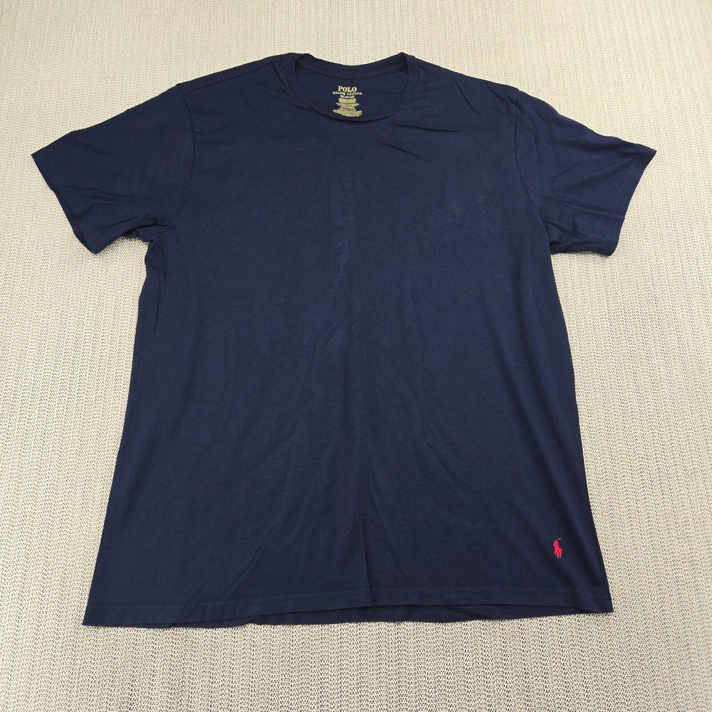 Polo Ralph Lauren Shirt Mens Extra Large Blue Short Sleeve Tee Pony Logo